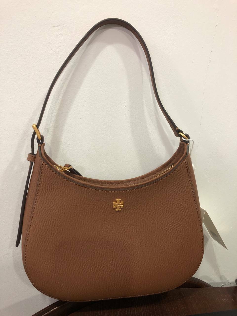 [S] TORY BURCH 137416 EMERSON ZIP SHOULDER BAG,MOOSE, 196133335260 (STB266)