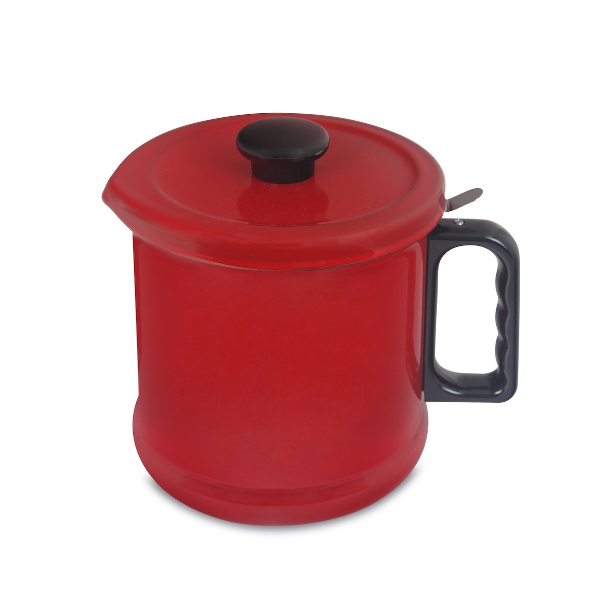 Honey Ware 1.5L Oil Filter Pot With Activated Carbon-Red_OP-15C-R