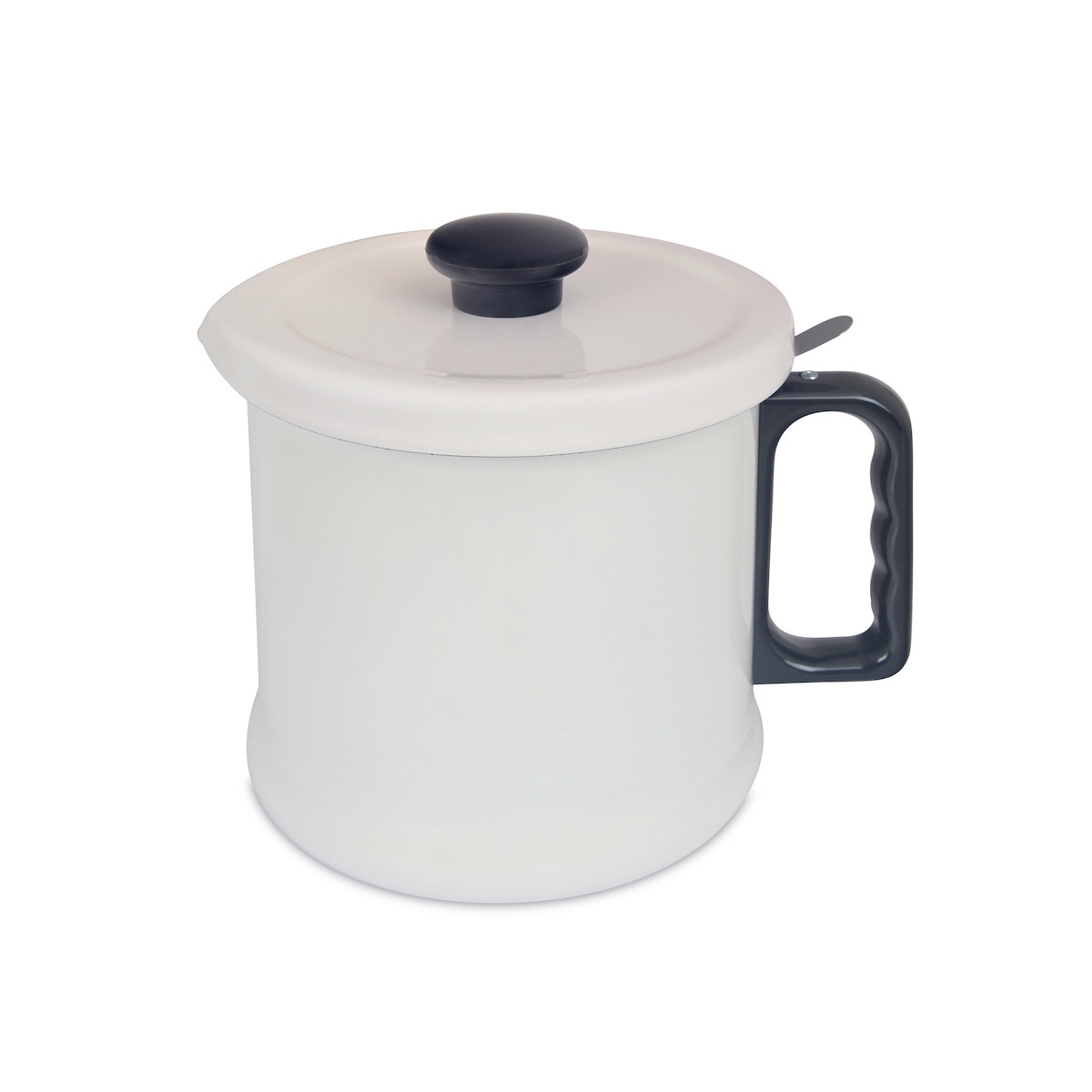 Honey Ware 1.5L Oil Filter Pot With Activated Carbon -White_OP-15C-W