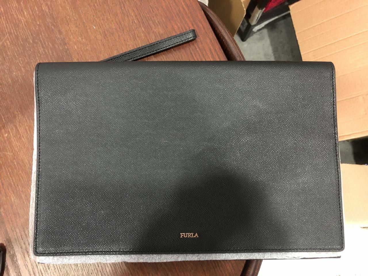 [S] FURLA EU67BAB-Q26000 BABYLON CLUTCH BAG,NERO, 8050560244002 (SF161)