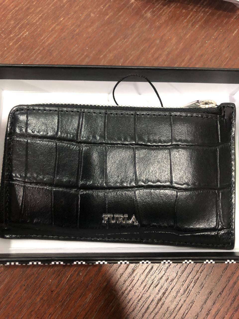 [S] FURLA PU61NWA-KO0000 MAN MARTE ZIP CARD CASE,NERO, 8050560431709 (SF165)
