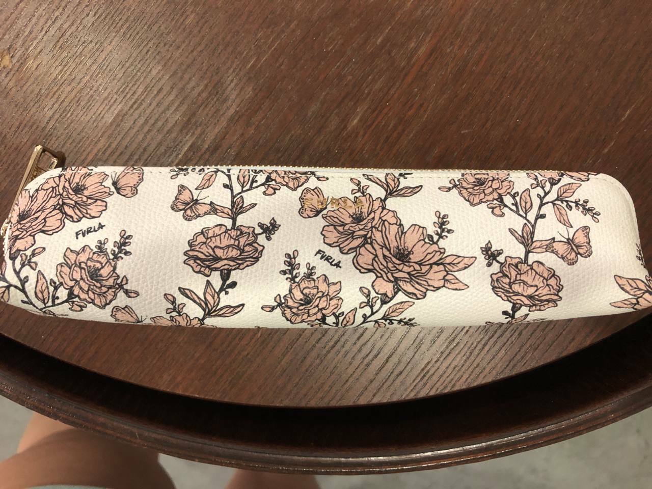 S] FURLA EBP1UNO-AFR000 CN-E BABYLON PENCIL POUCH,TALCO h