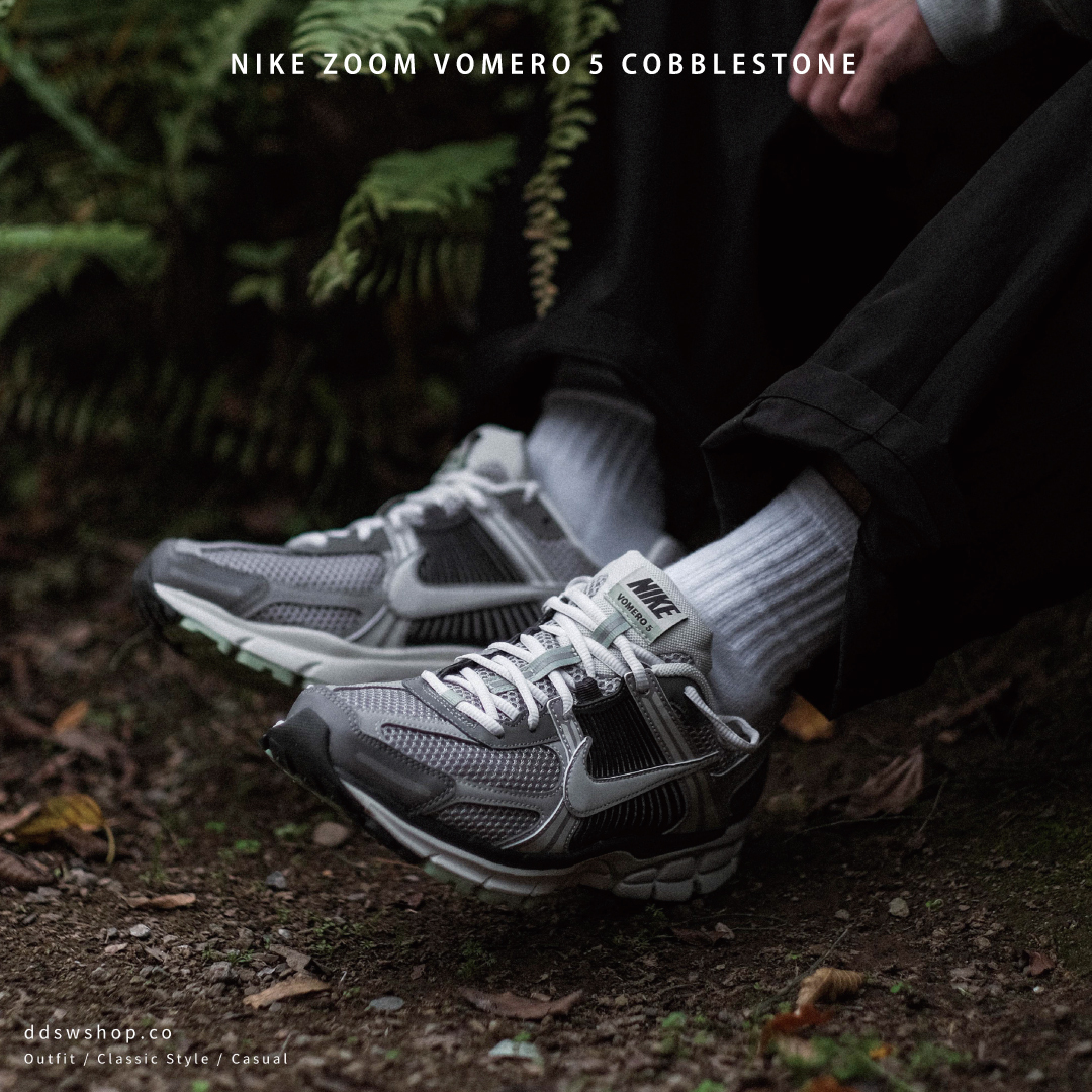 Nike Zoom Vomero 5 “Cobblestone” 復古 機能 灰 淡綠 FB8825-001