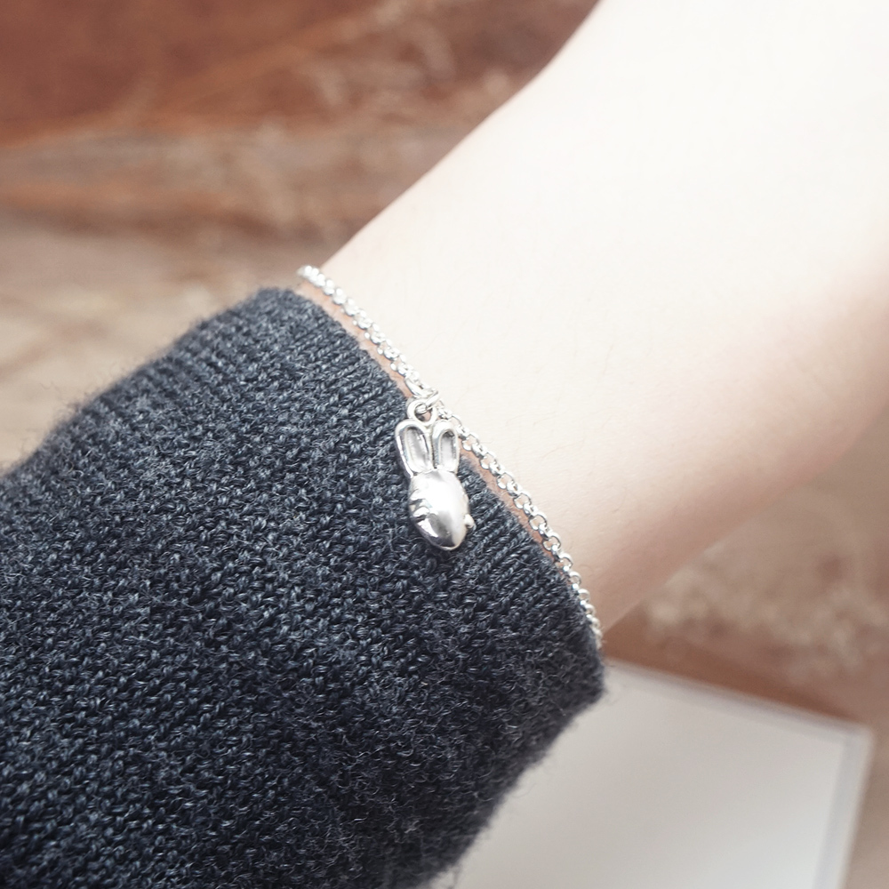 蘿蔔兔 925純銀手鍊 兔年幸運小物