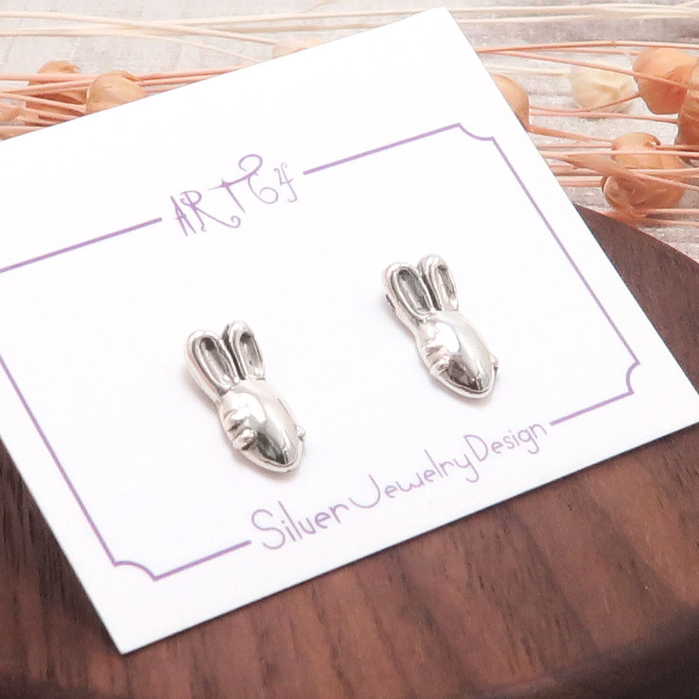 蘿蔔兔 925純銀耳環 兔年幸運小物