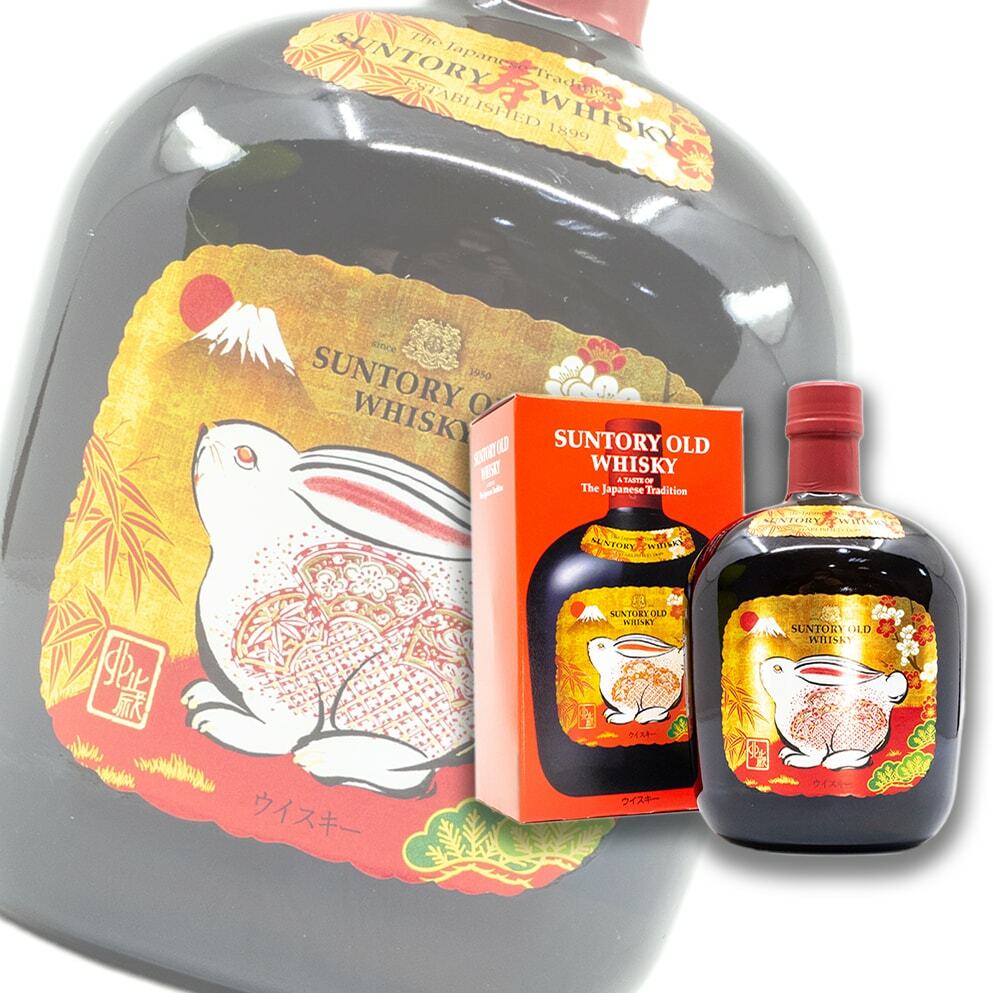 SUNTORY OLD WHISKY 2023 兔年生肖限量版威士忌700ml 禮盒裝