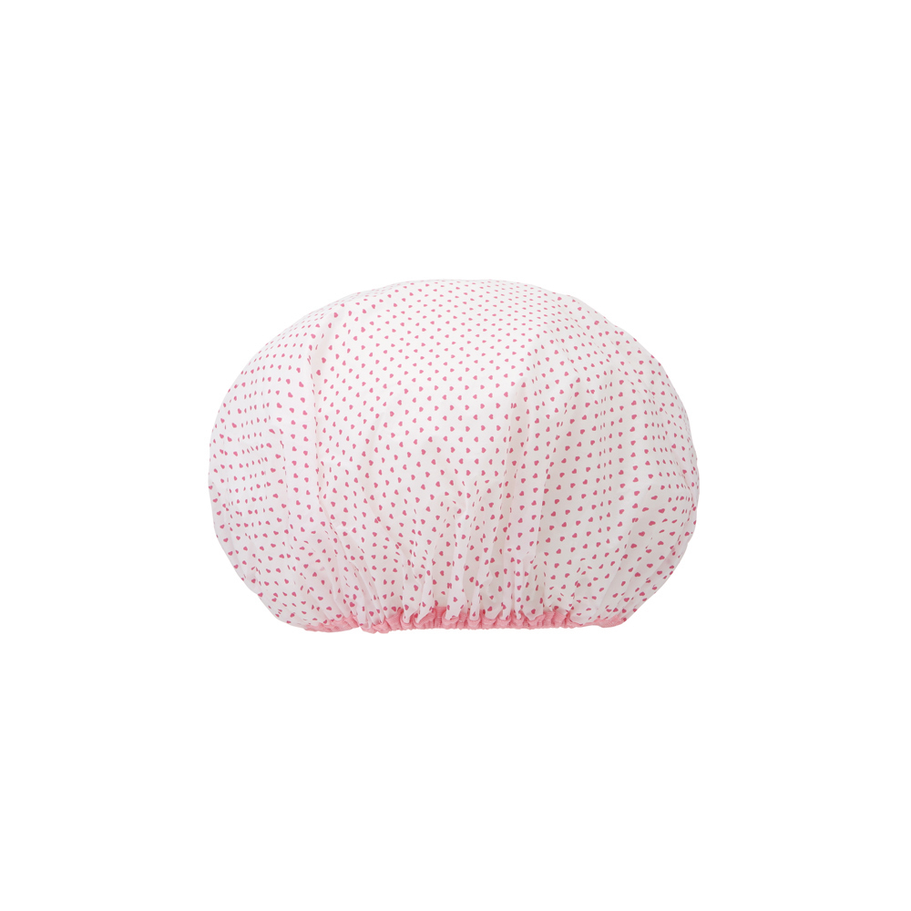 Mapepe 舒適輕薄浴帽/粉心1入