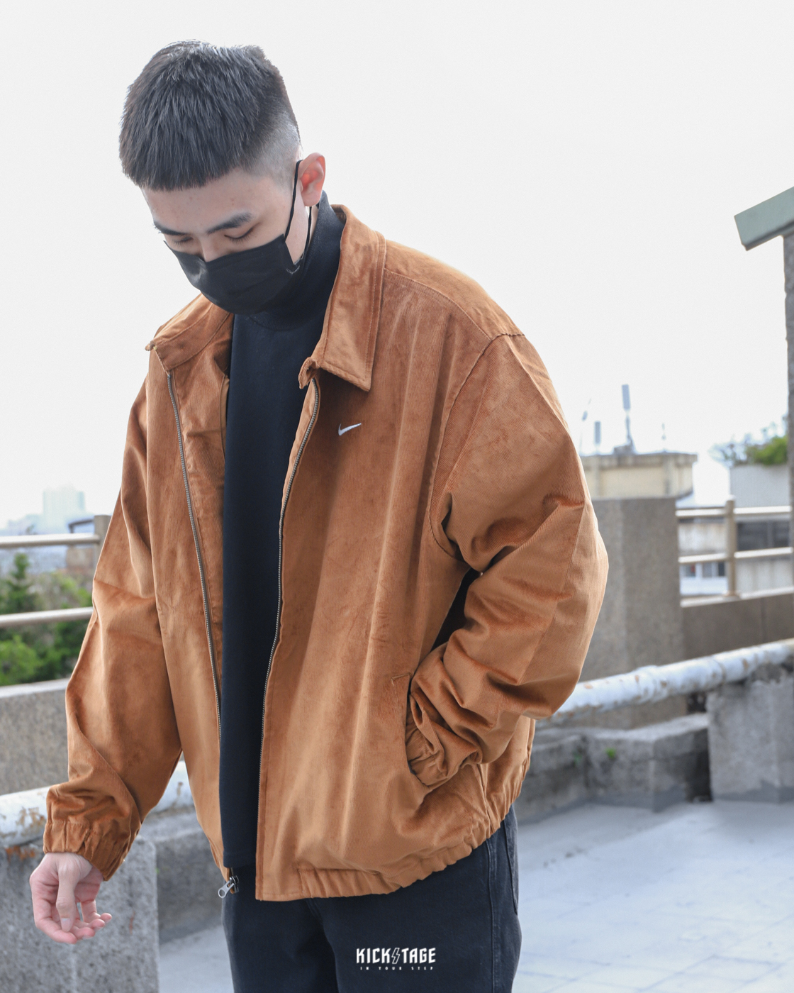 **特價商品售出不退換**男款 NIKE NSW Corduroy Coach Jacket 草綠 摩卡 燈芯絨 小勾 拉鍊 立領外套 教練外套【DX9071-270】【DX9071-386】NIKECorduroy