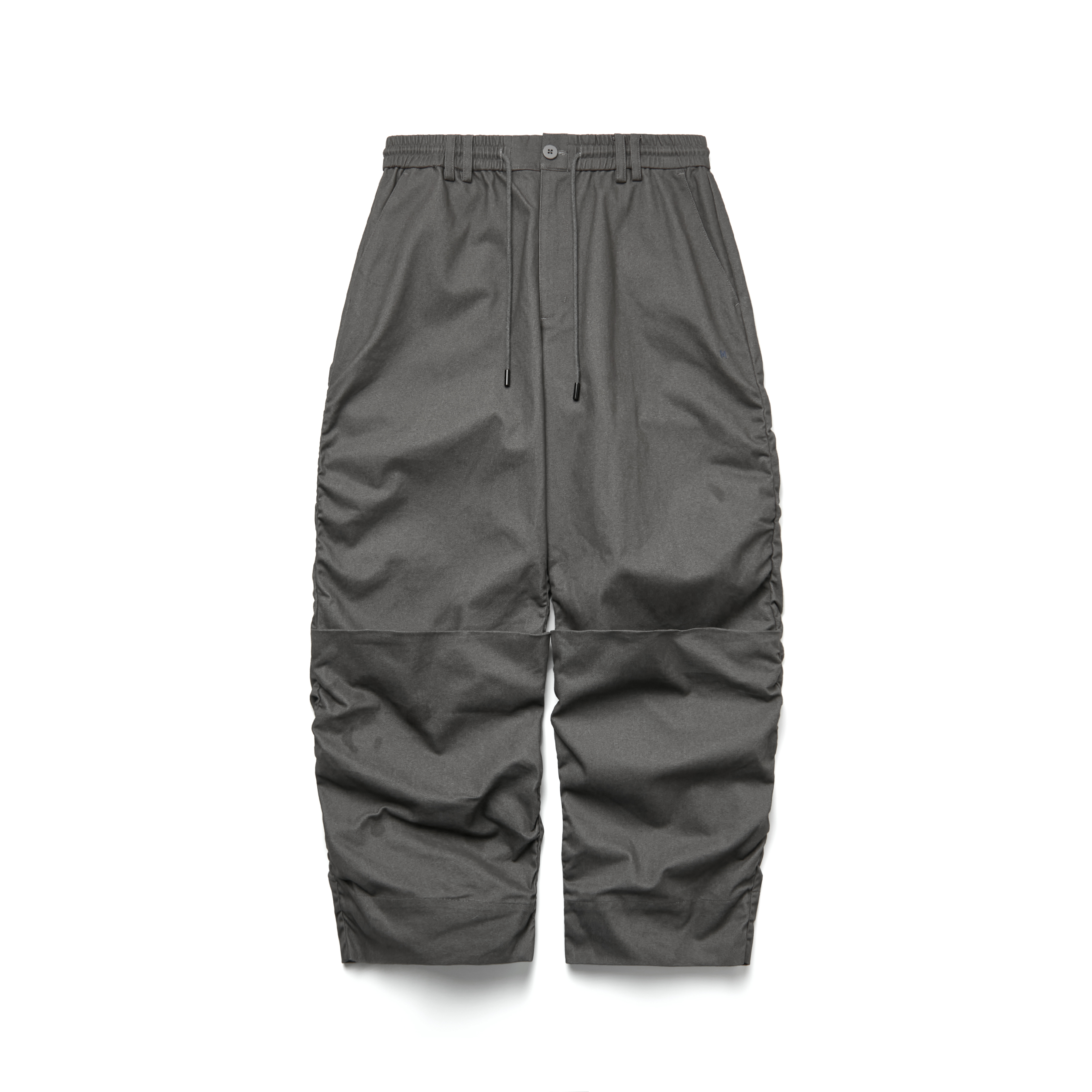 MELSIGN - Straight Cutting Trousers - Gray