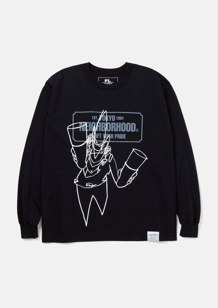 2023SS NEIGHBORHOOD FUTURA HOMESPRAY 新年限定 聯名 長T 現貨