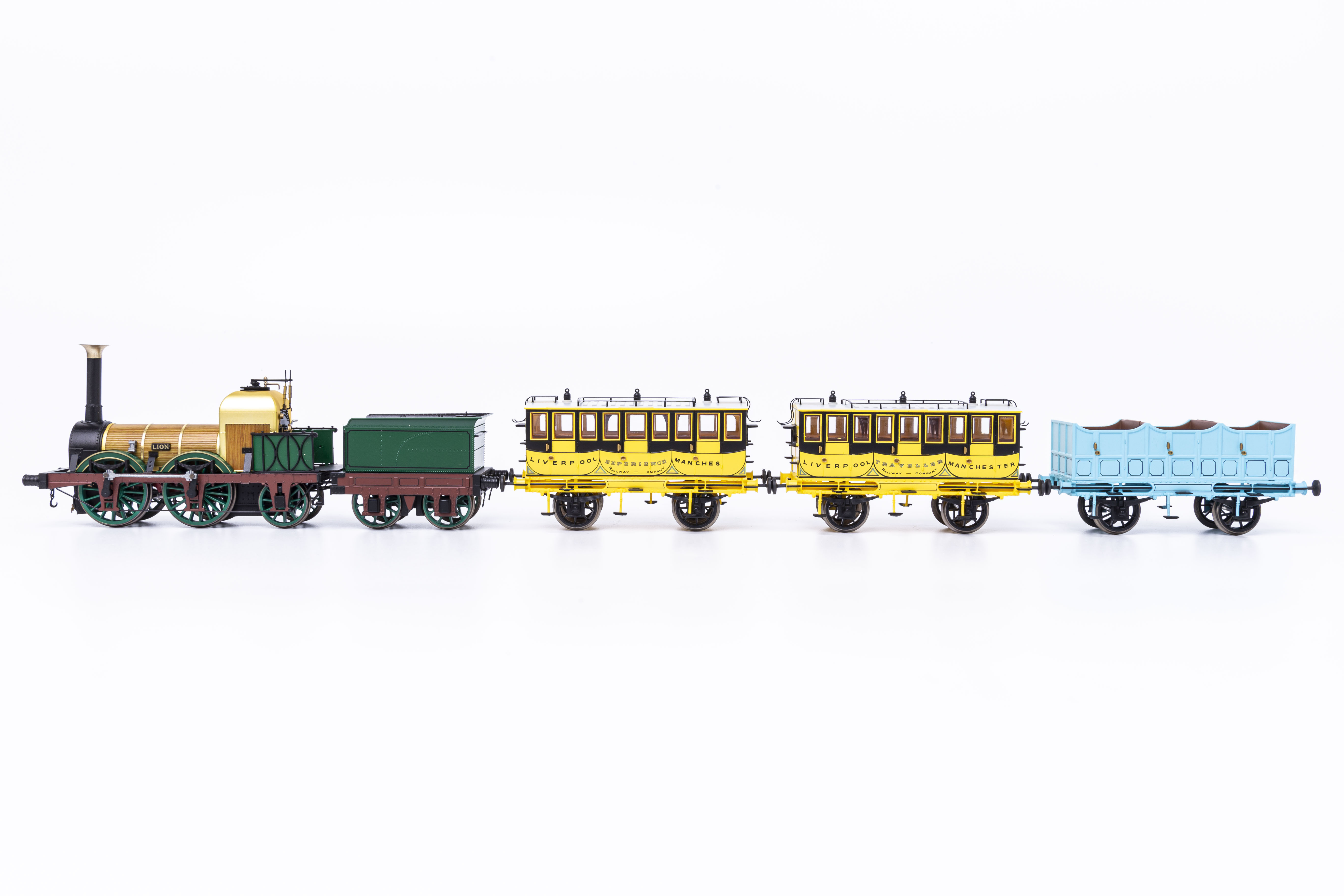 超值特價優惠 Hornby R30232 HO規 L&MR, Centenary 1930 'Lion' Train Pack 一百週年紀念車 蒸汽車+貨物列車