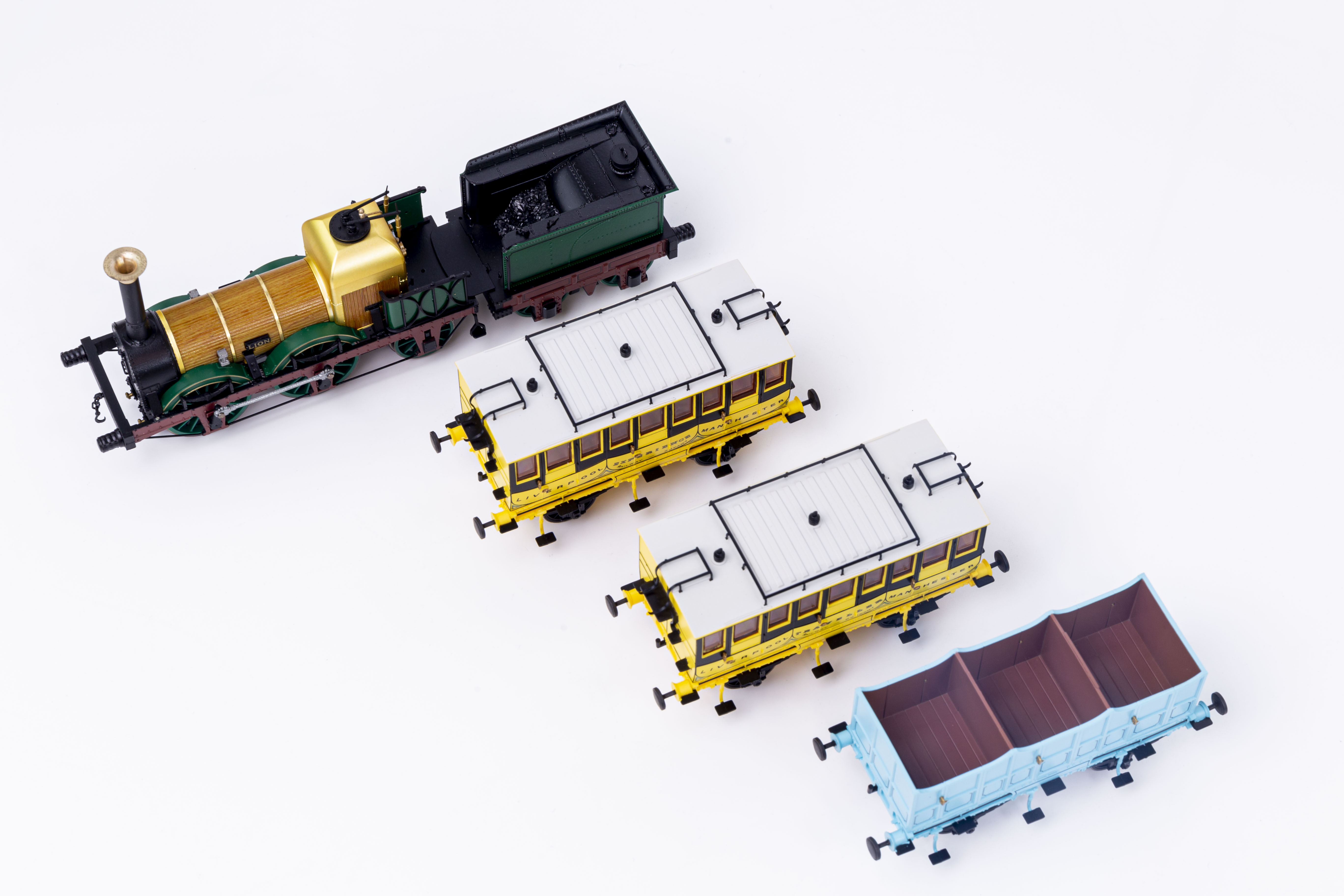 超值特價優惠 Hornby R30232 HO規 L&MR, Centenary 1930 'Lion' Train Pack 一百週年紀念車 蒸汽車+貨物列車
