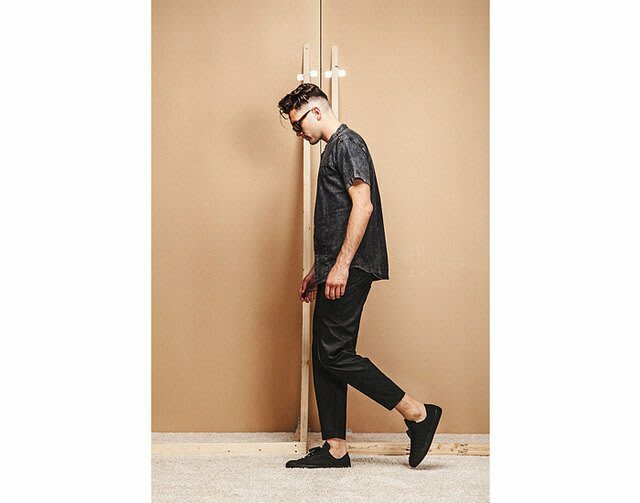 Publish Brand Slash 黑 九分褲 穿搭 休閒 工作褲