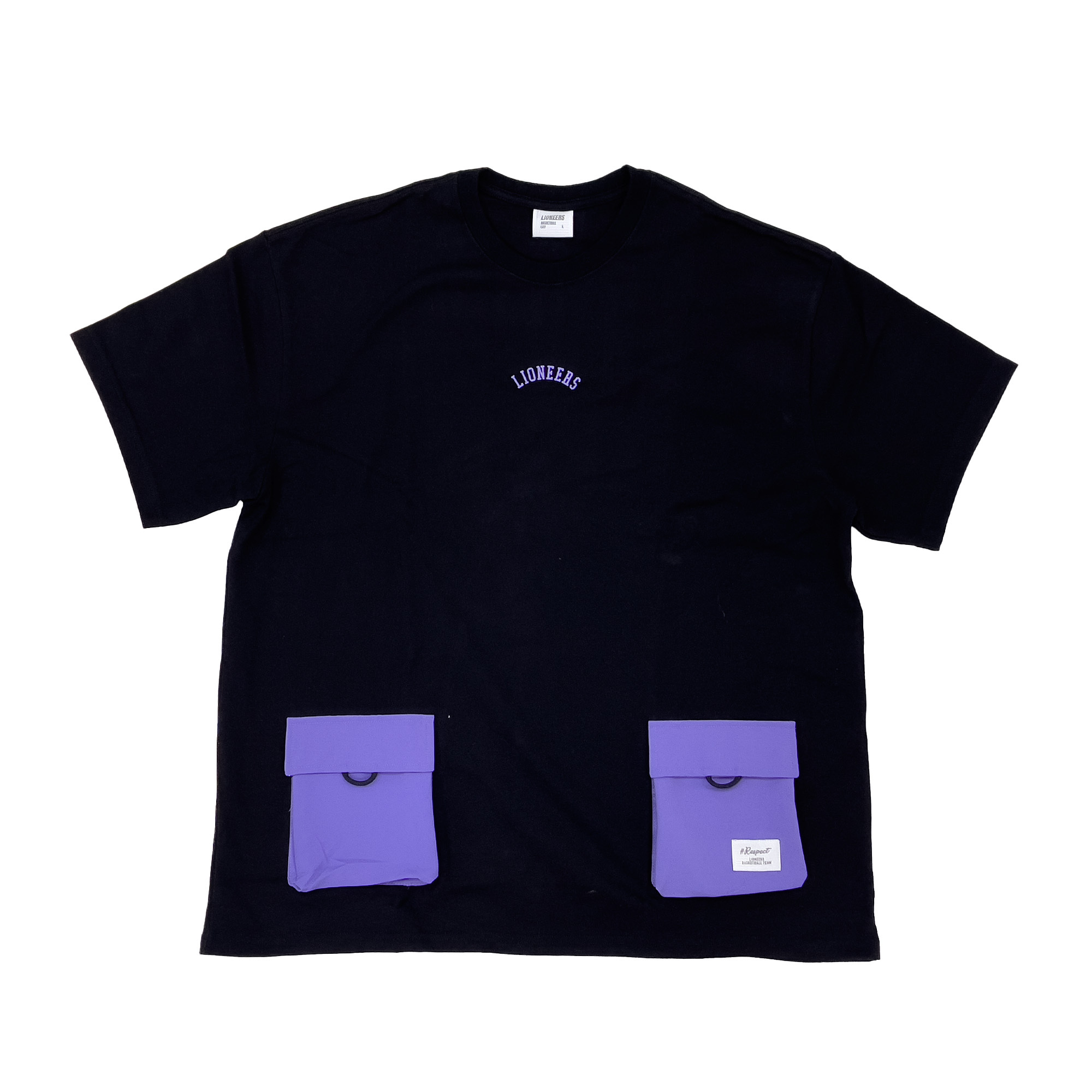22-23 LIONEERS機能口袋短TEE｜黑