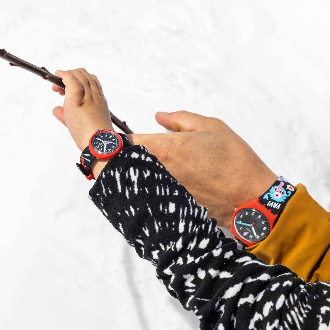 【Swatch - Flik Flak】雪怪父子對錶 SZS38 42mm / 32mm  現代鐘錶