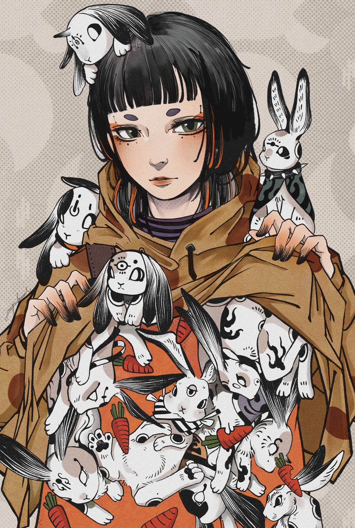 Orangebeard 2023 ‹ I Love You 兔 › 明信片 ╭ I Love You 兔 ╮