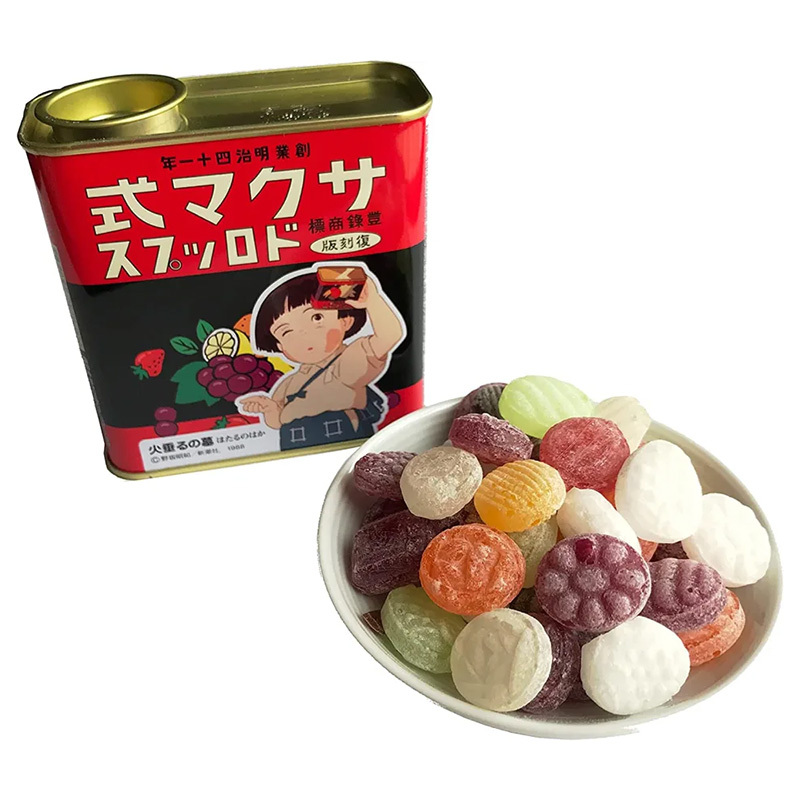 日本佐久間製菓 復刻版《再見螢火蟲》水果糖 115g / 食用日期: 10/2023 (純收藏用途,不建議食用)