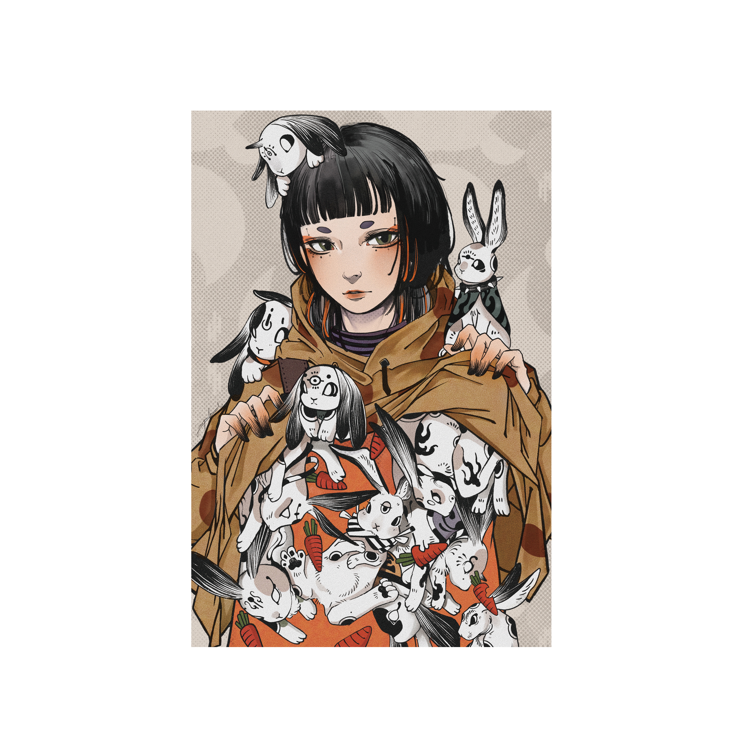 Orangebeard 2023 ‹ I Love You 兔 › 明信片 ╭ I Love You 兔 ╮