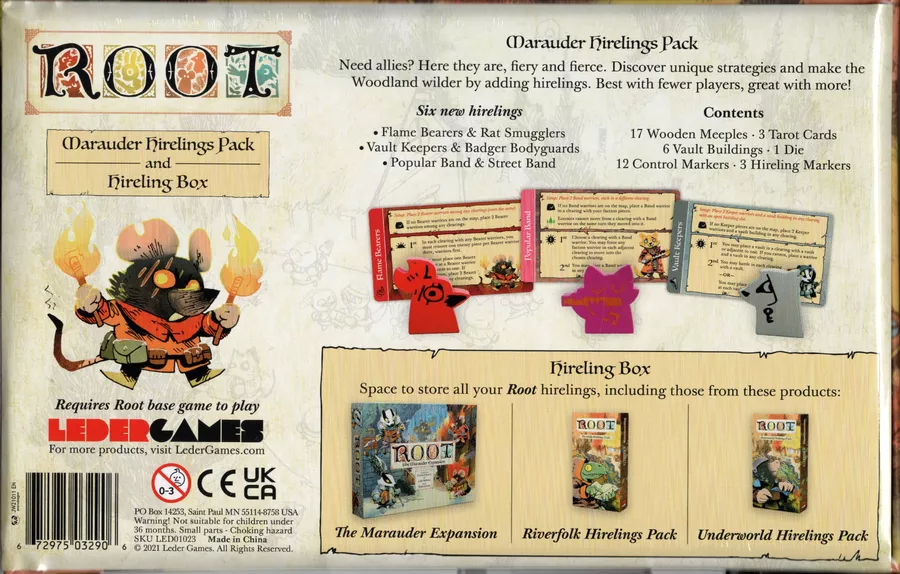 Root: Marauder Hirelings Pack & Box