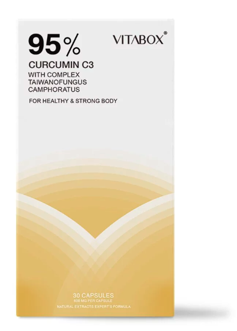 【養護專科】美國專利 95% C3 超級薑黃素+專利牛樟芝子實體 Vitabox®