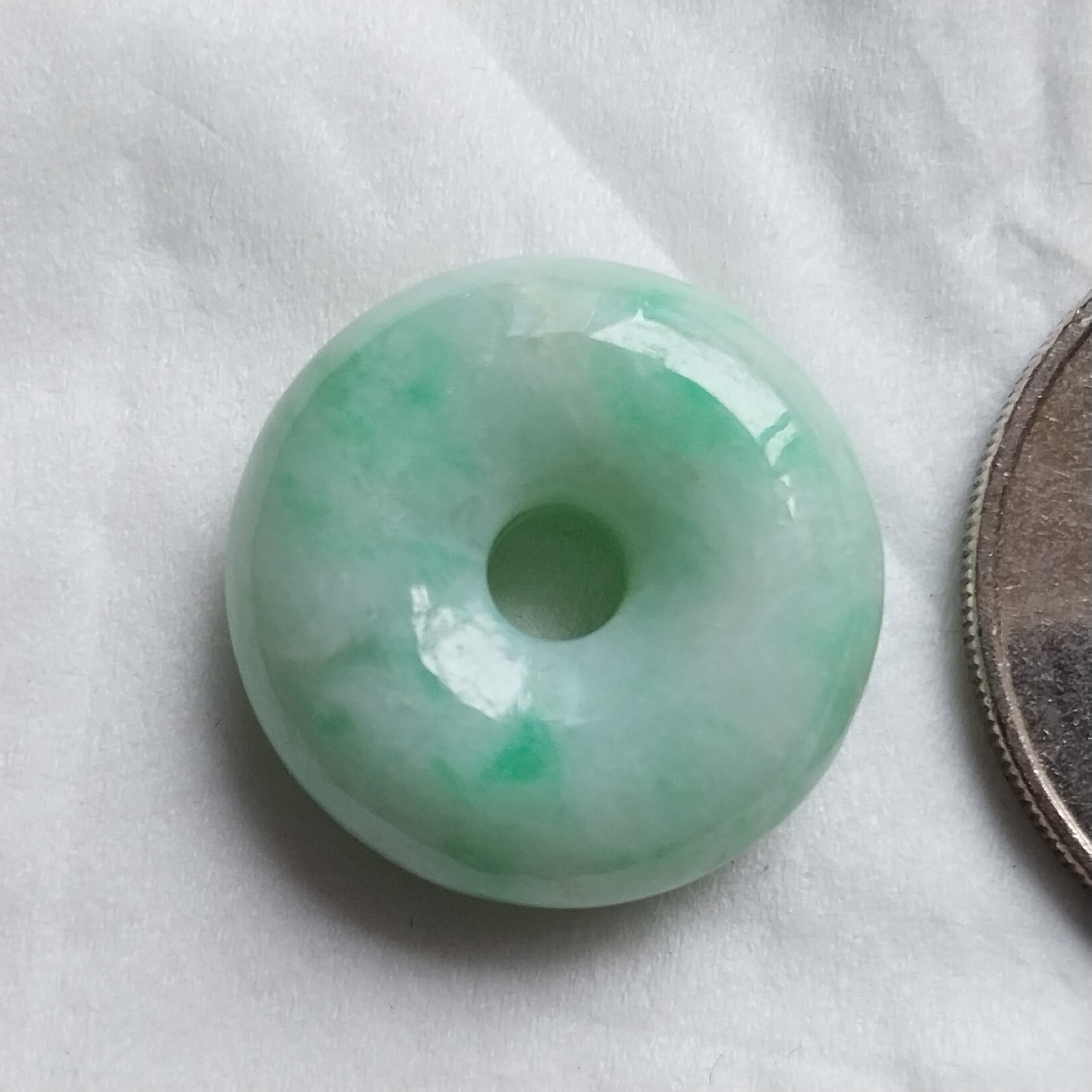 J2111 冰糯小平安扣 (19mm直徑)