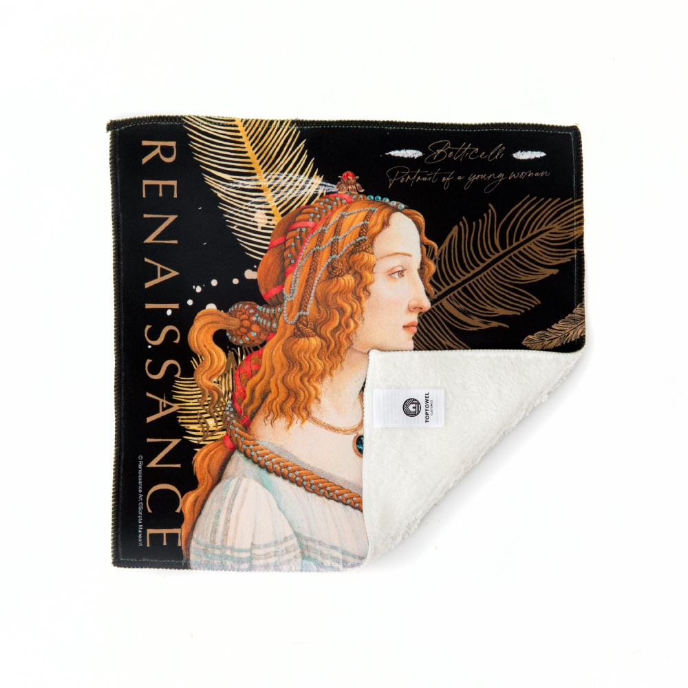 文藝復興小方巾｜波提且利《年輕女子》