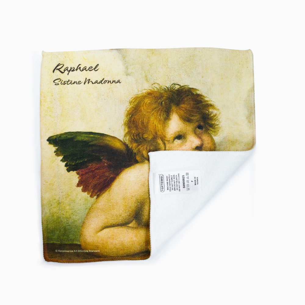 文藝復興小方巾｜拉斐爾《聖母天使》