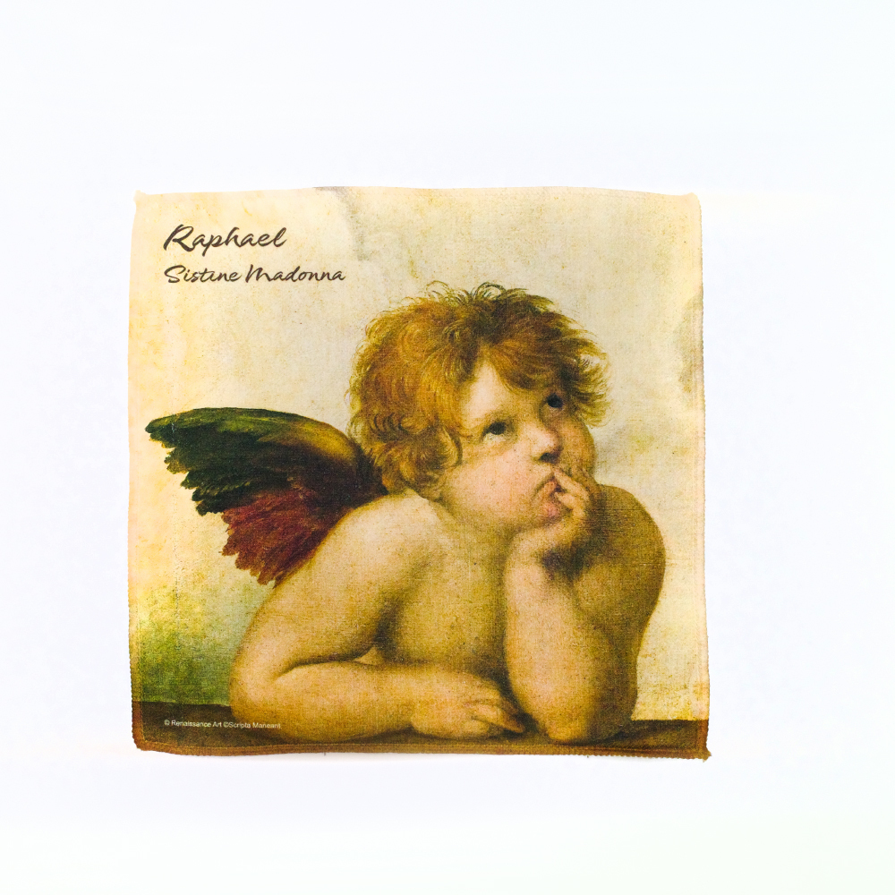 文藝復興小方巾｜拉斐爾《聖母天使》