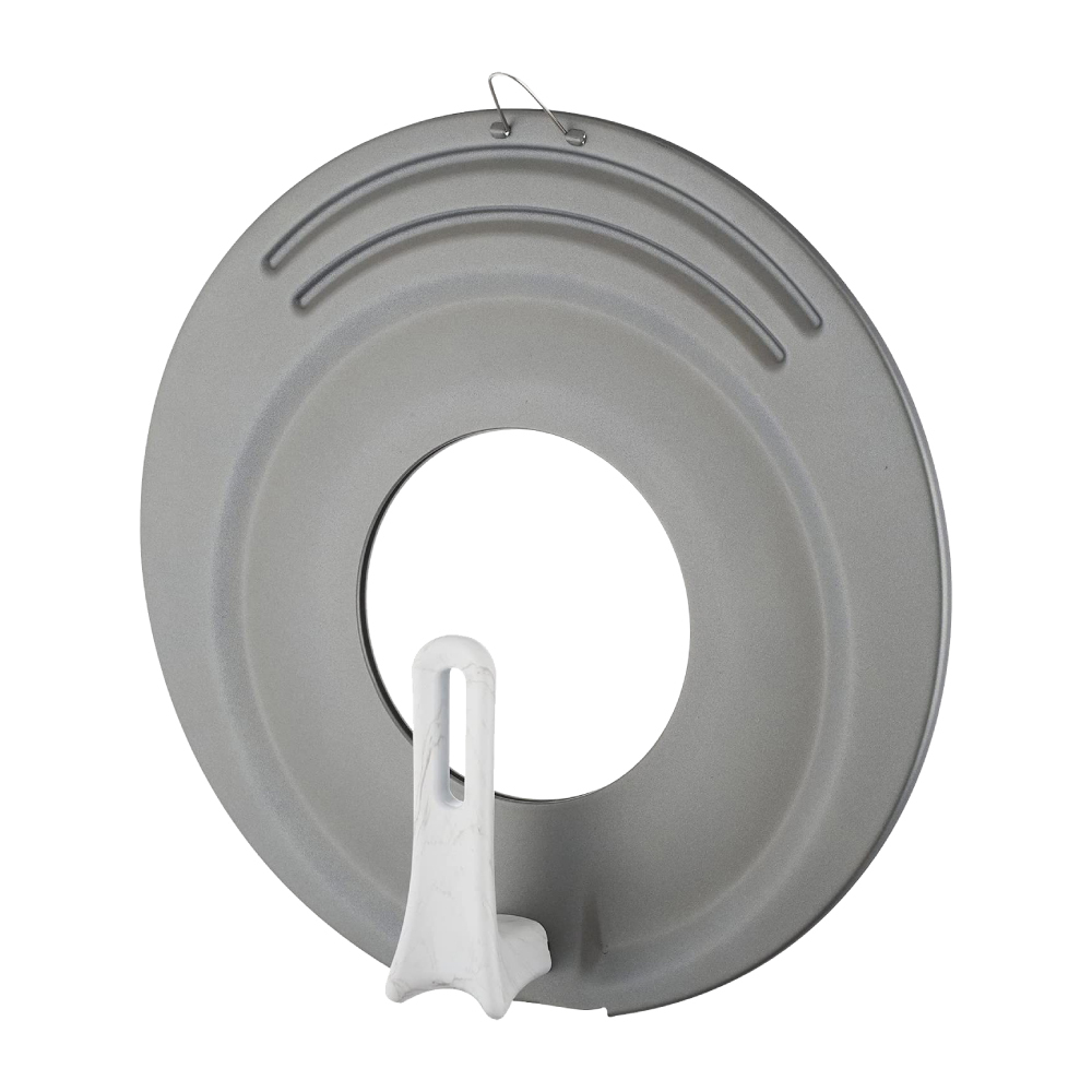 【日本和平】ZENKOUKIN超輕量抗菌可站立透視鍋蓋/適用24~28cm鍋具/RE-7338/質感灰