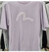 [S] EVISU BIG LOGO T-SHIRT,LAVENDER, EV5UTS902-LAVENDER (SEV198)