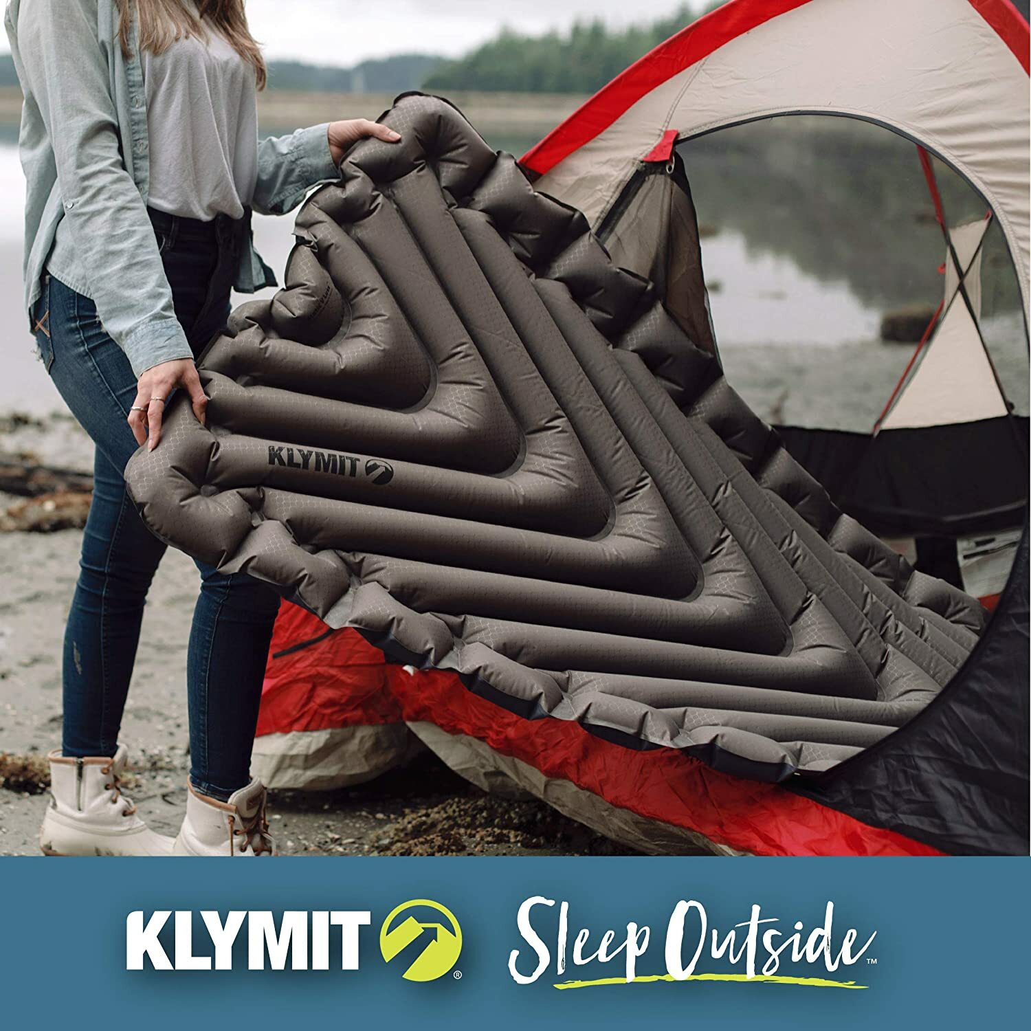 Klymit Static V Luxe 單人睡墊灰色新咀