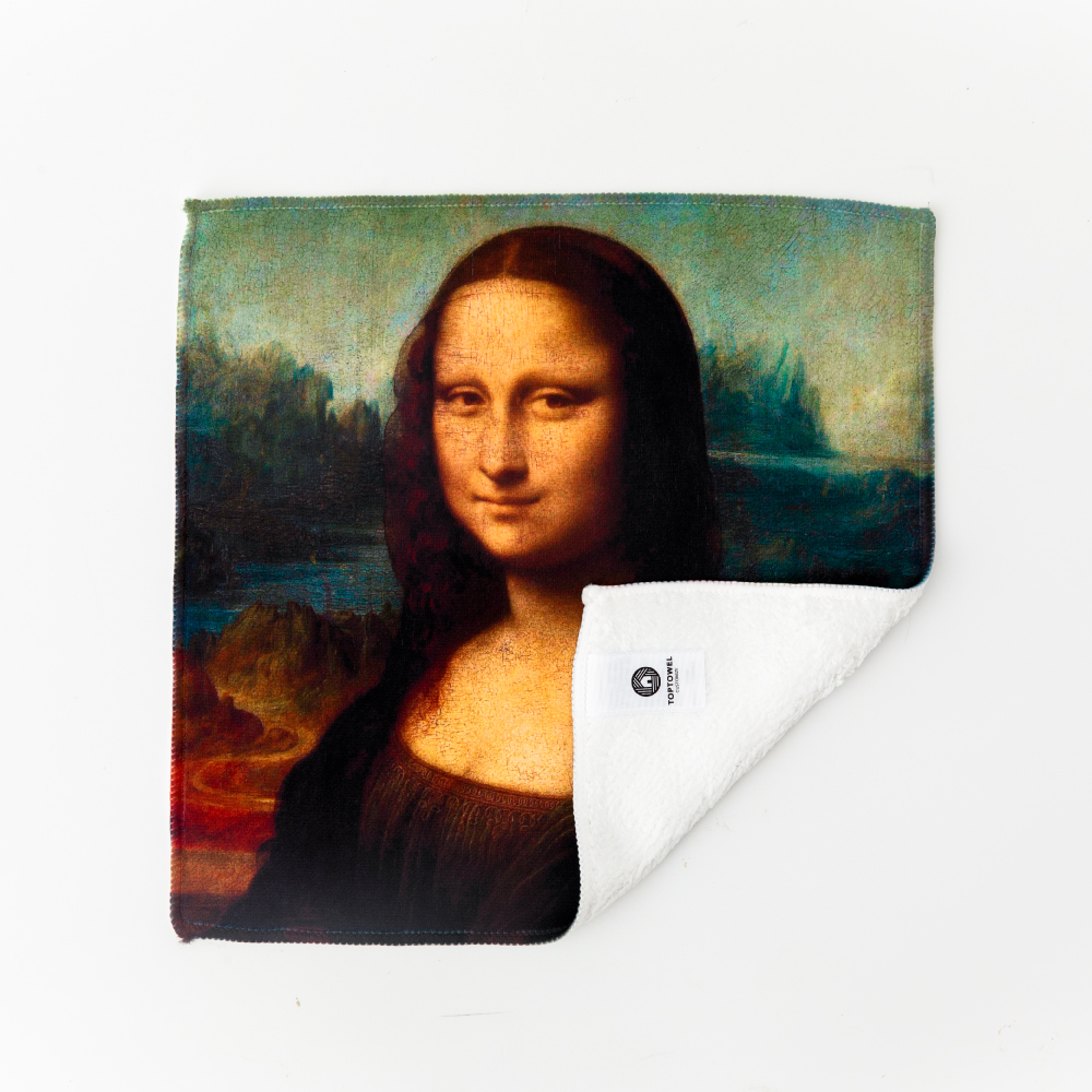 文藝復興小方巾｜達文西《蒙娜麗莎》