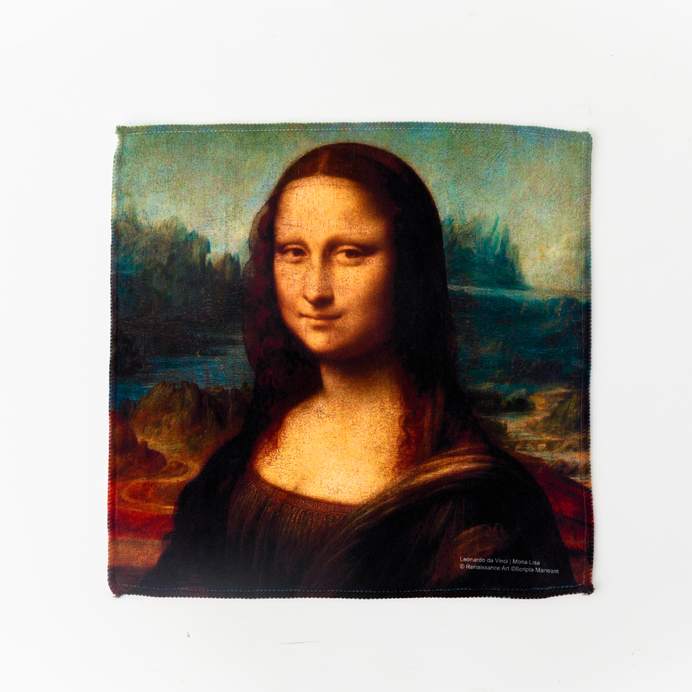 文藝復興小方巾｜達文西《蒙娜麗莎》