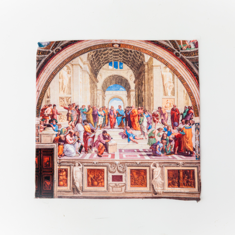 文藝復興小方巾｜拉斐爾《雅典學院》