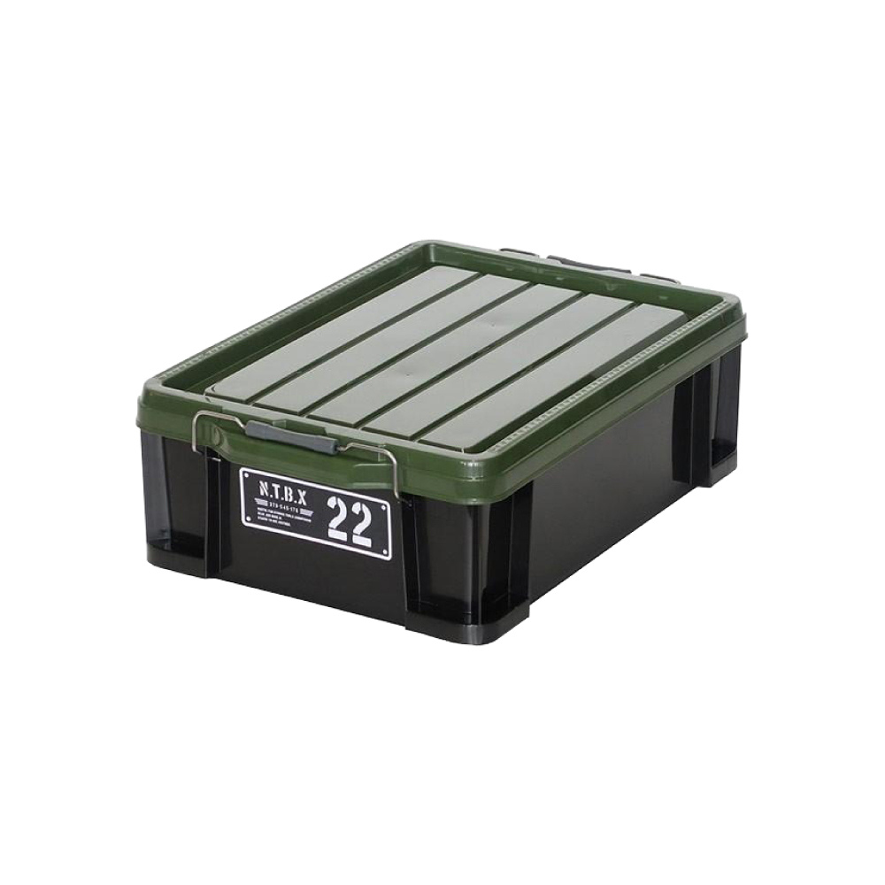 日本JEJ ASTAGE 22X工業風可疊式收納箱(23L)