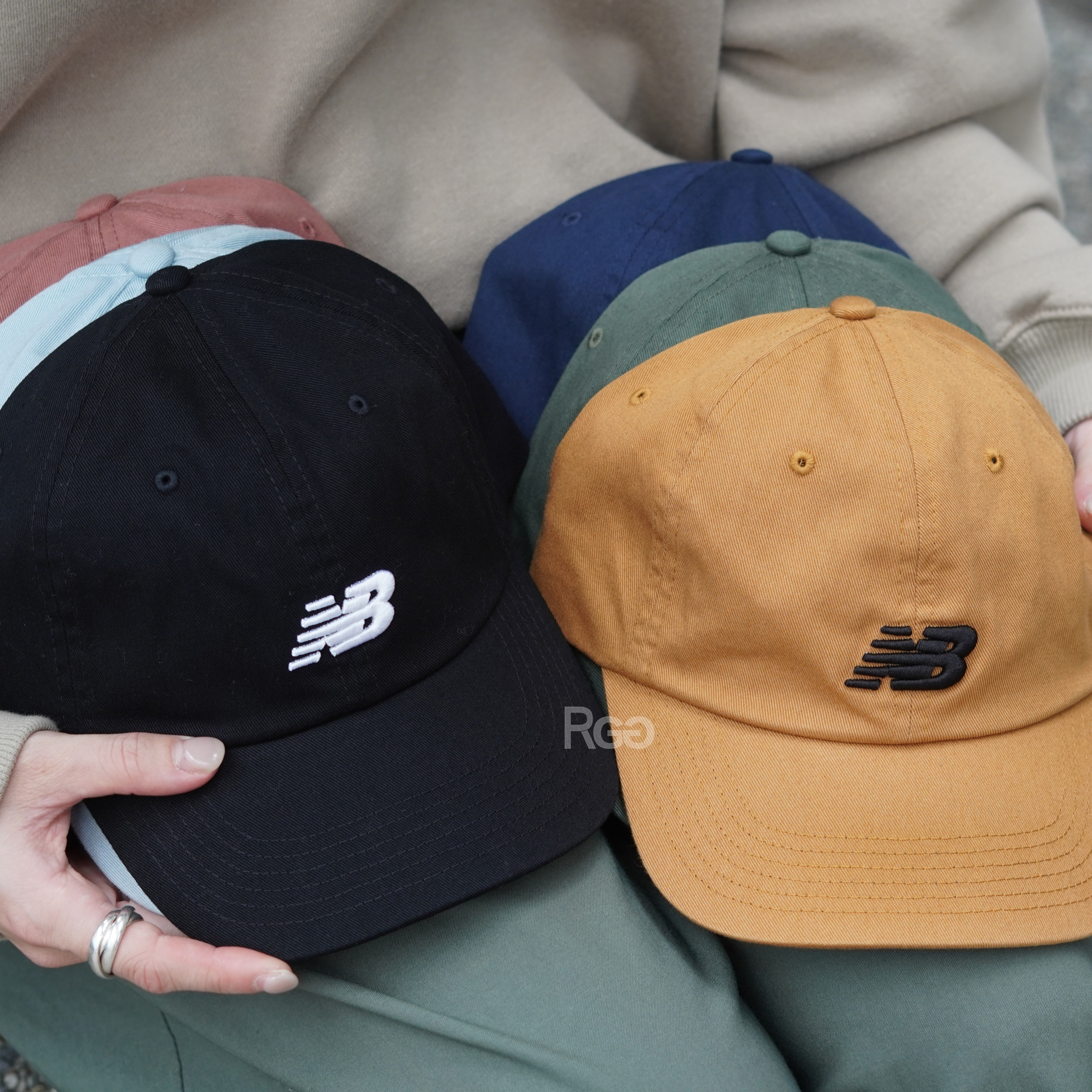 New Balance NB 復古 Logo 刺繡 老帽 (LAH91014)