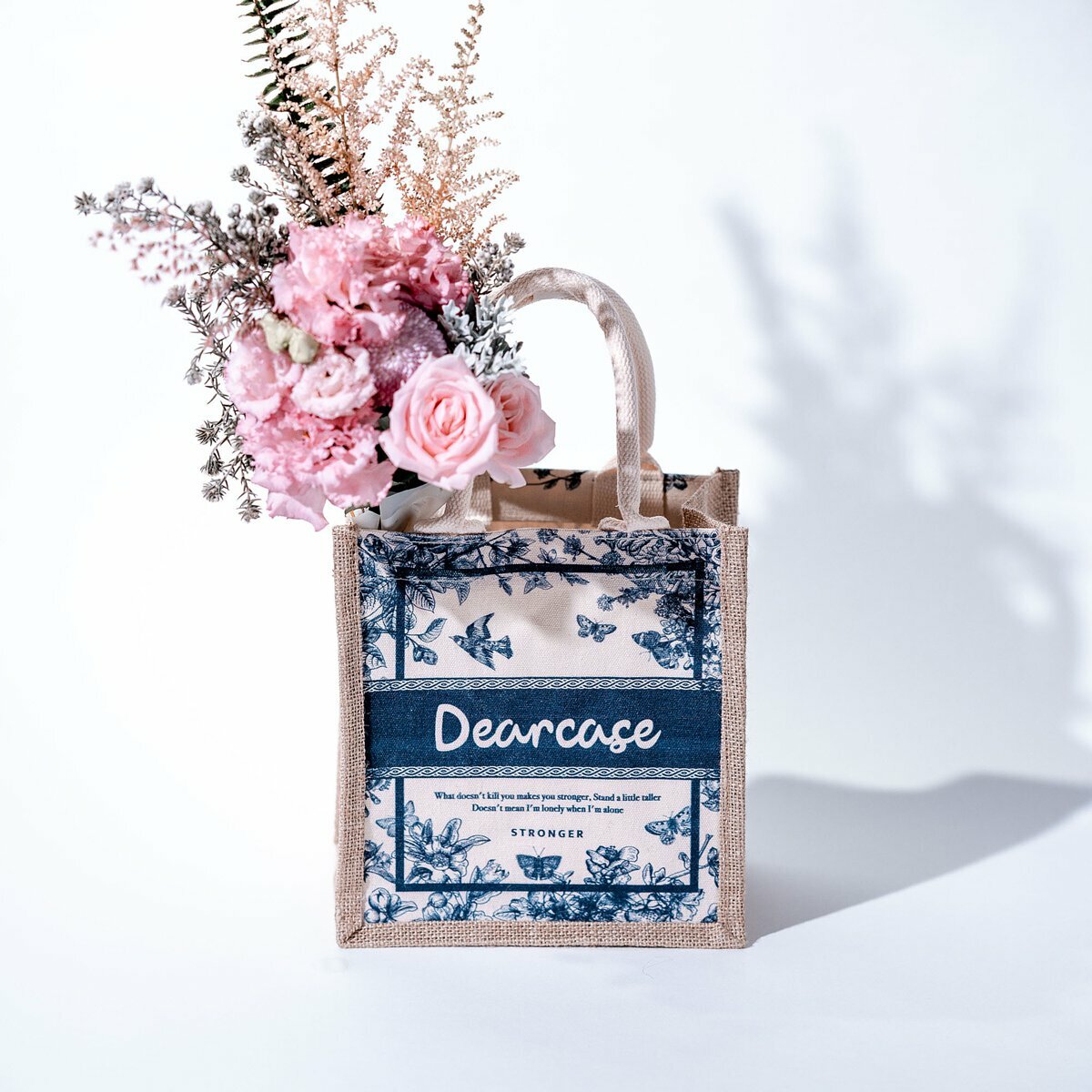 Dearcase品牌復古印花-雙提耳環保手提袋