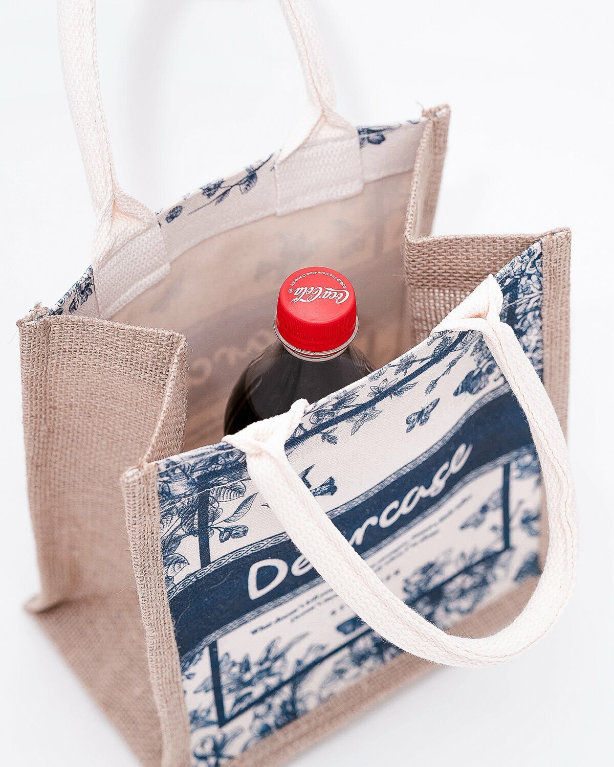 Dearcase品牌復古印花-雙提耳環保手提袋