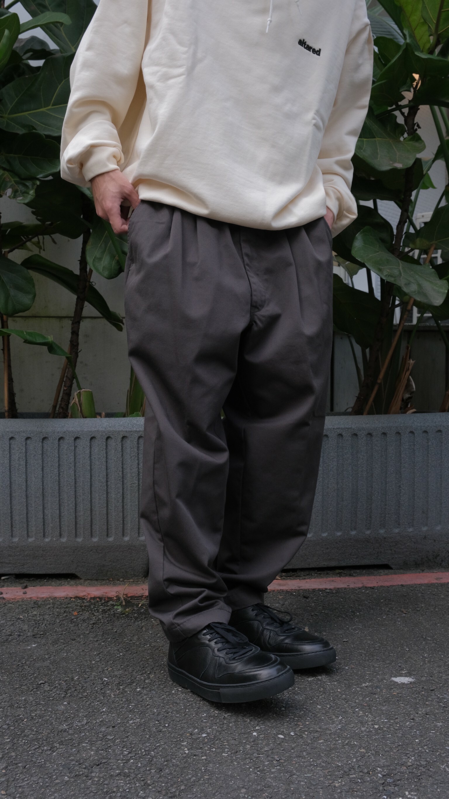 COOTIE PRODUCTIONS - T/C 2 TUCK EASY ANKLE PANTS / 2COLORS