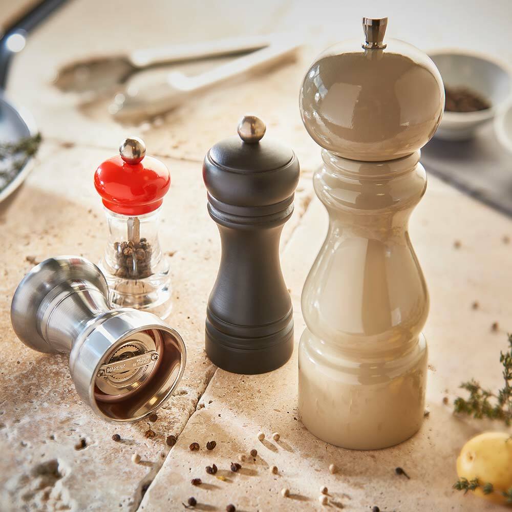 RUMBA l 胡椒＆海鹽通用白色亮面烤漆研磨罐20CM