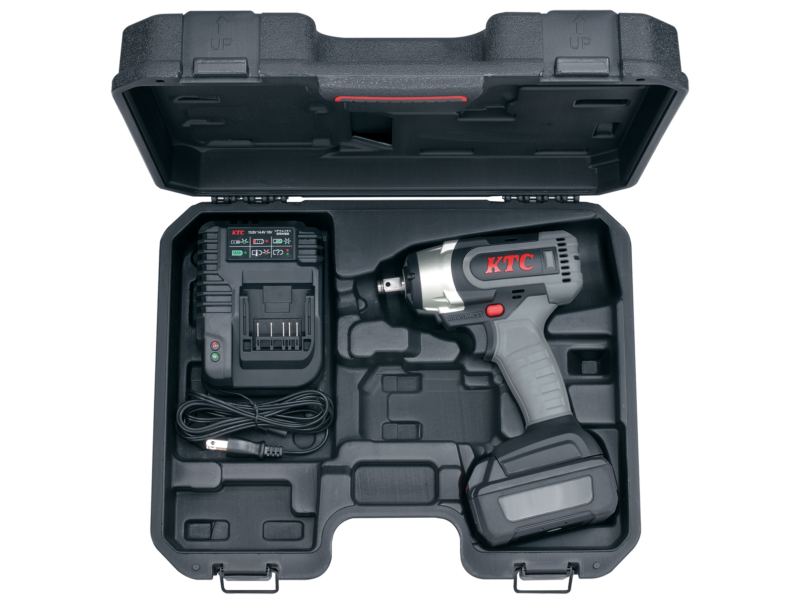 KTC 12.7sq. 無線鋰電衝擊扳手套裝 (JTAE473A)
