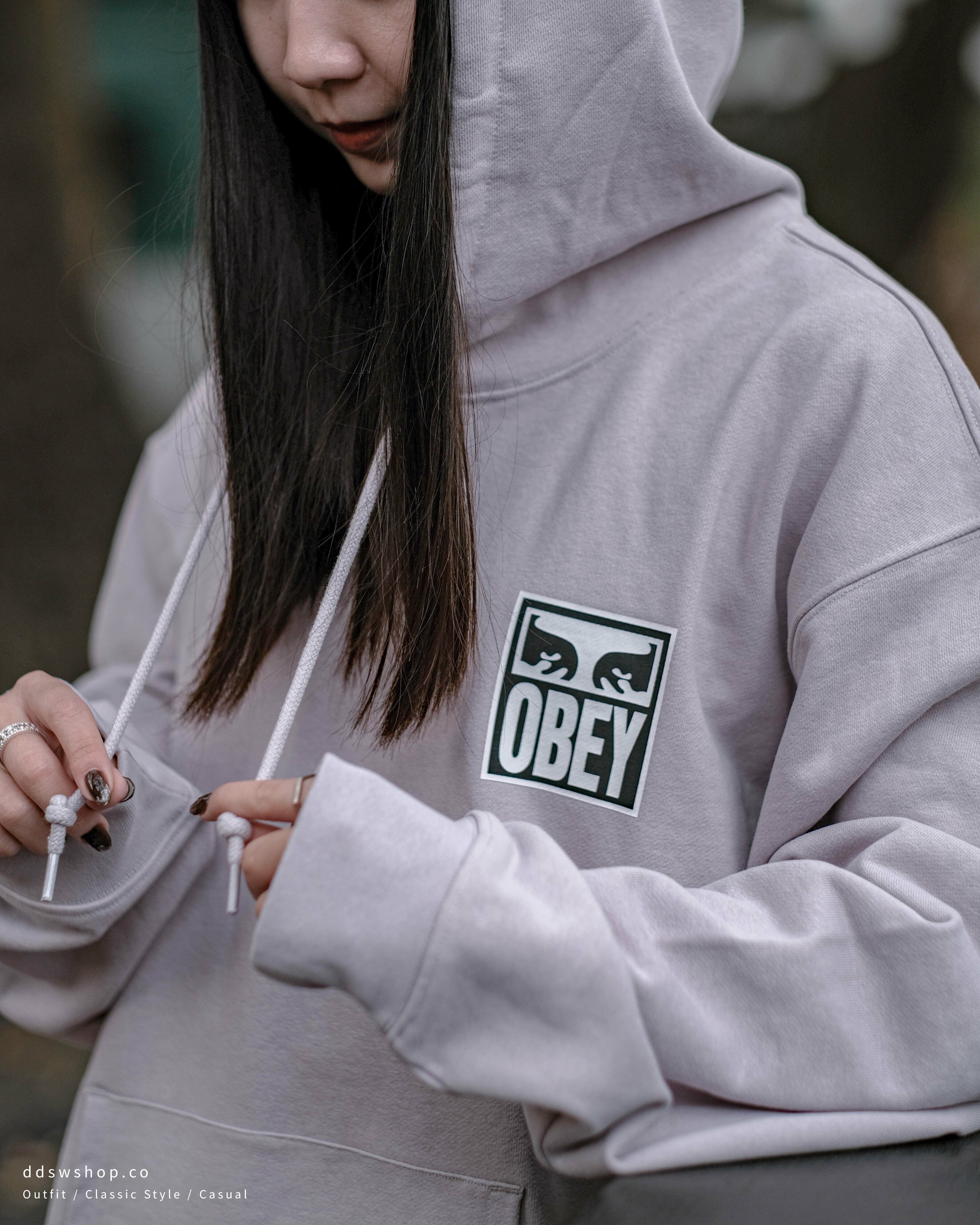 Obey split outlet eyes hoodie