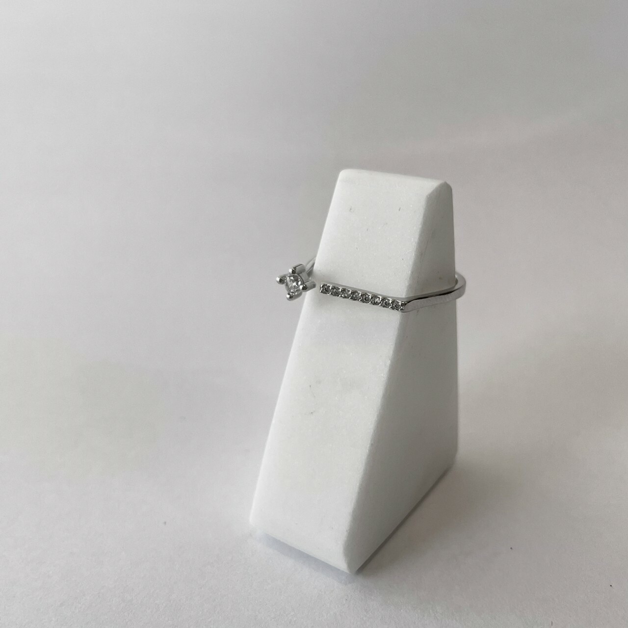 │輕奢│恆星 • 開口戒 • 純銀戒指 • 微鑲鋯石 • 抗過敏 S925