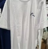 [S] EVISU SMALL LOGO T-SHIRT, WHITE, EU2UTS707-WHITE (SEV199)