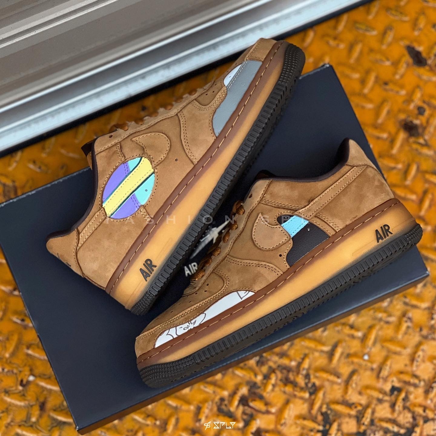 Nike Air Force 1 Low 07 Cut Out Wheat 摩卡咖啡棕 DQ7580-700