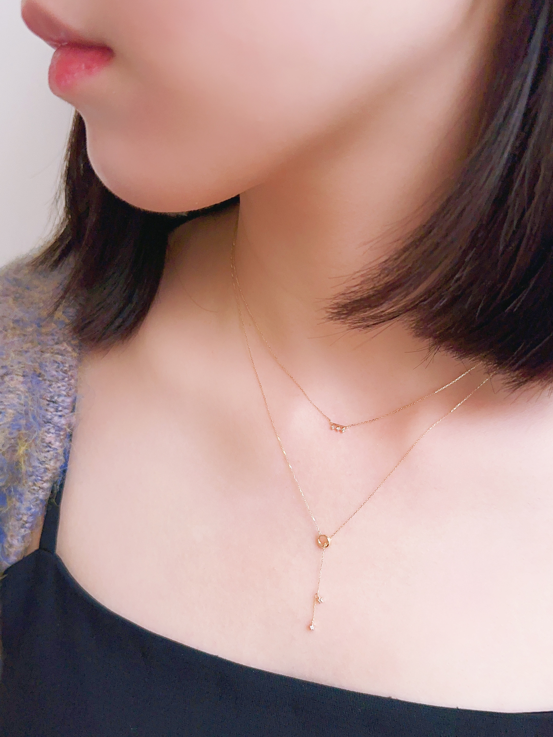 三連音鑽石項鍊