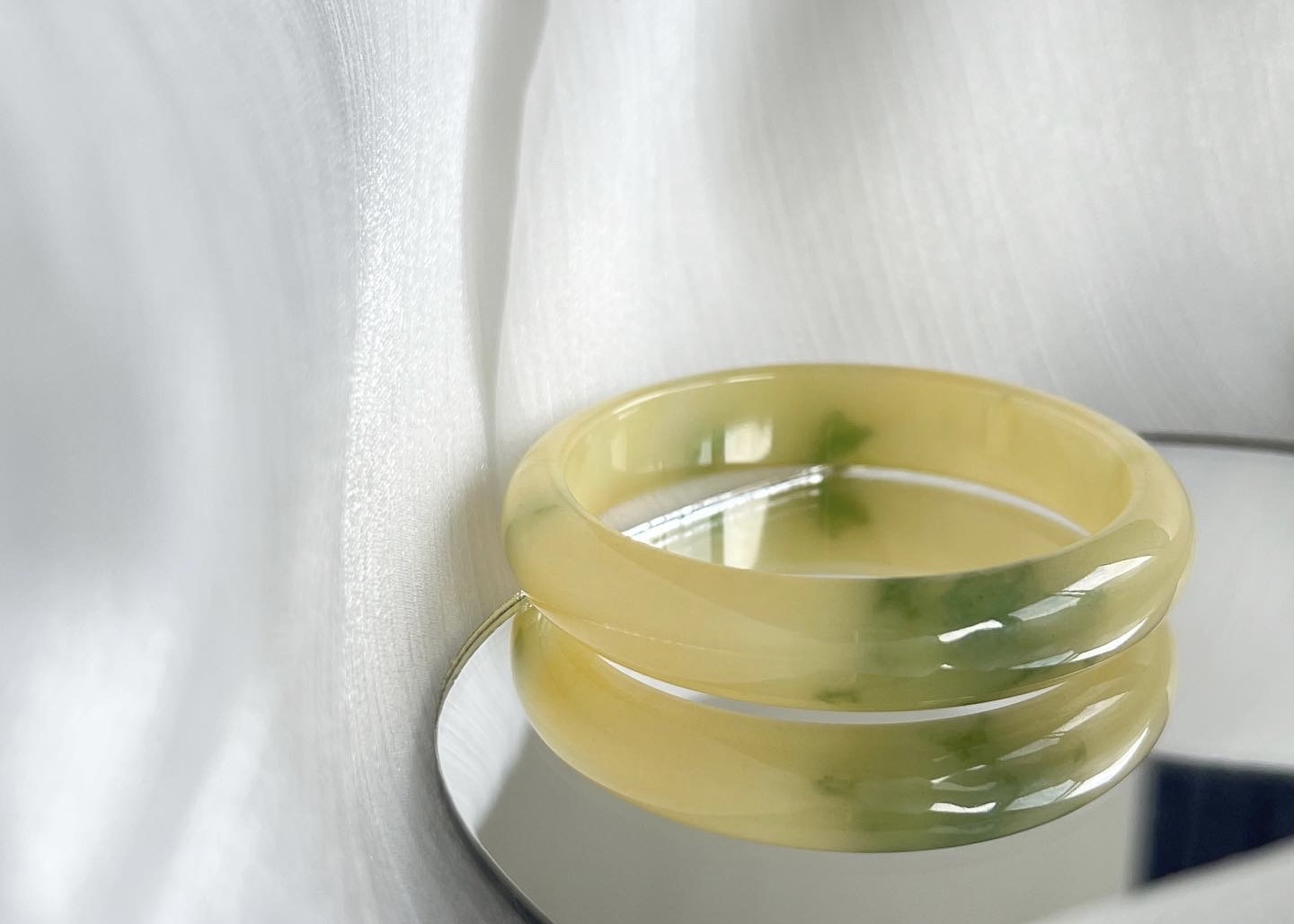 特色款黃加綠飄花正圈