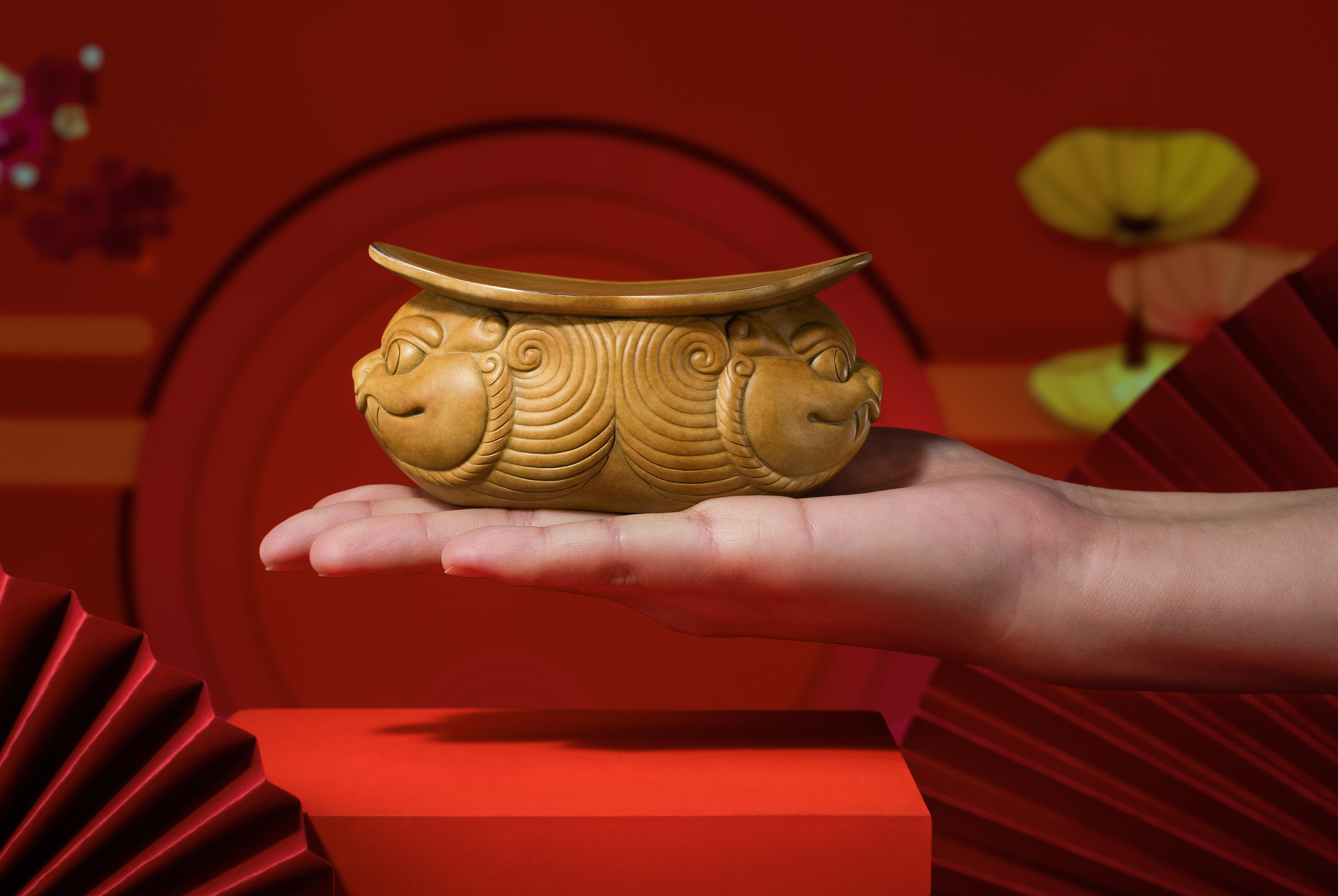 高枕無憂(雙獅子枕)