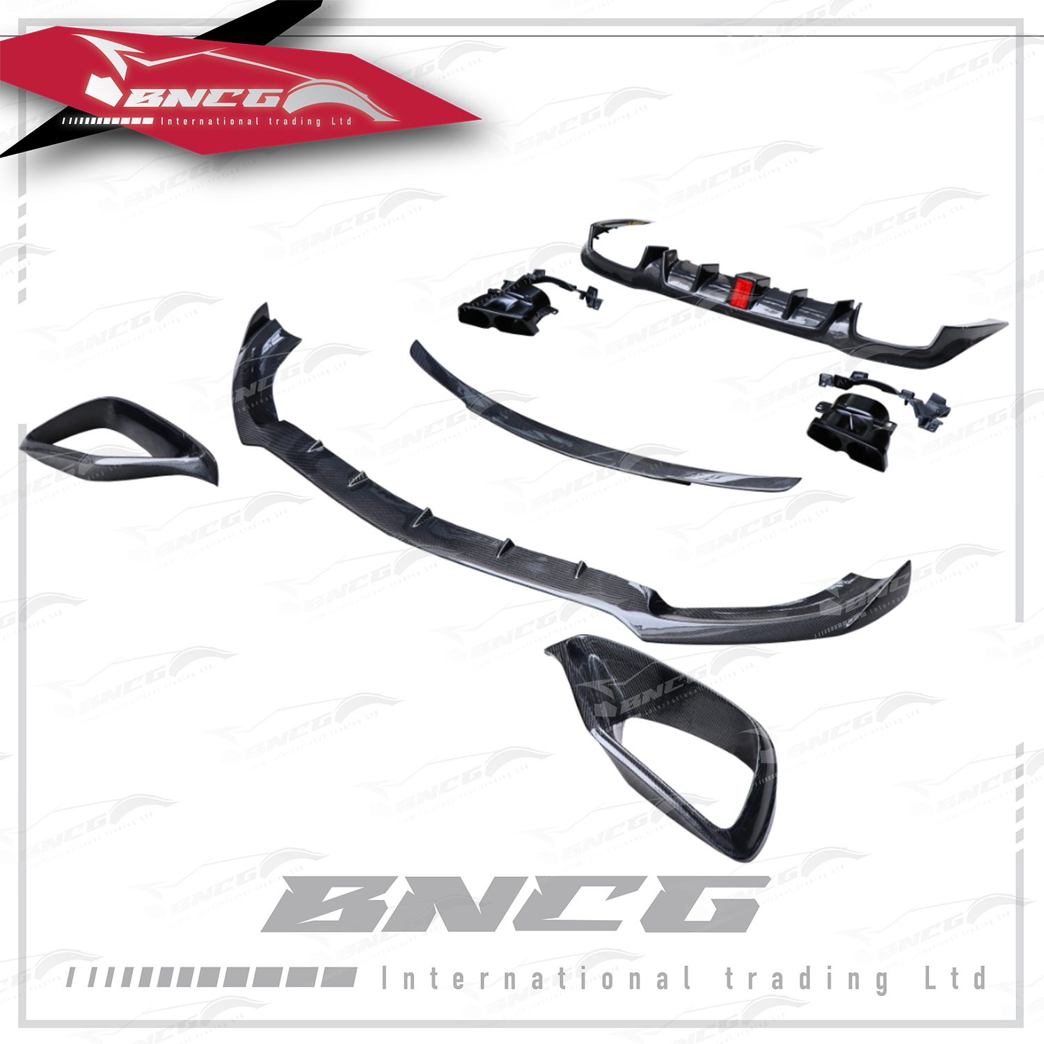 賓士 Benz E Class W213 19+年式 改裝 乾碳纖維 外觀件 空力套件 Brabus款 前下巴 後下巴 前進氣口 尾翼 尾飾管