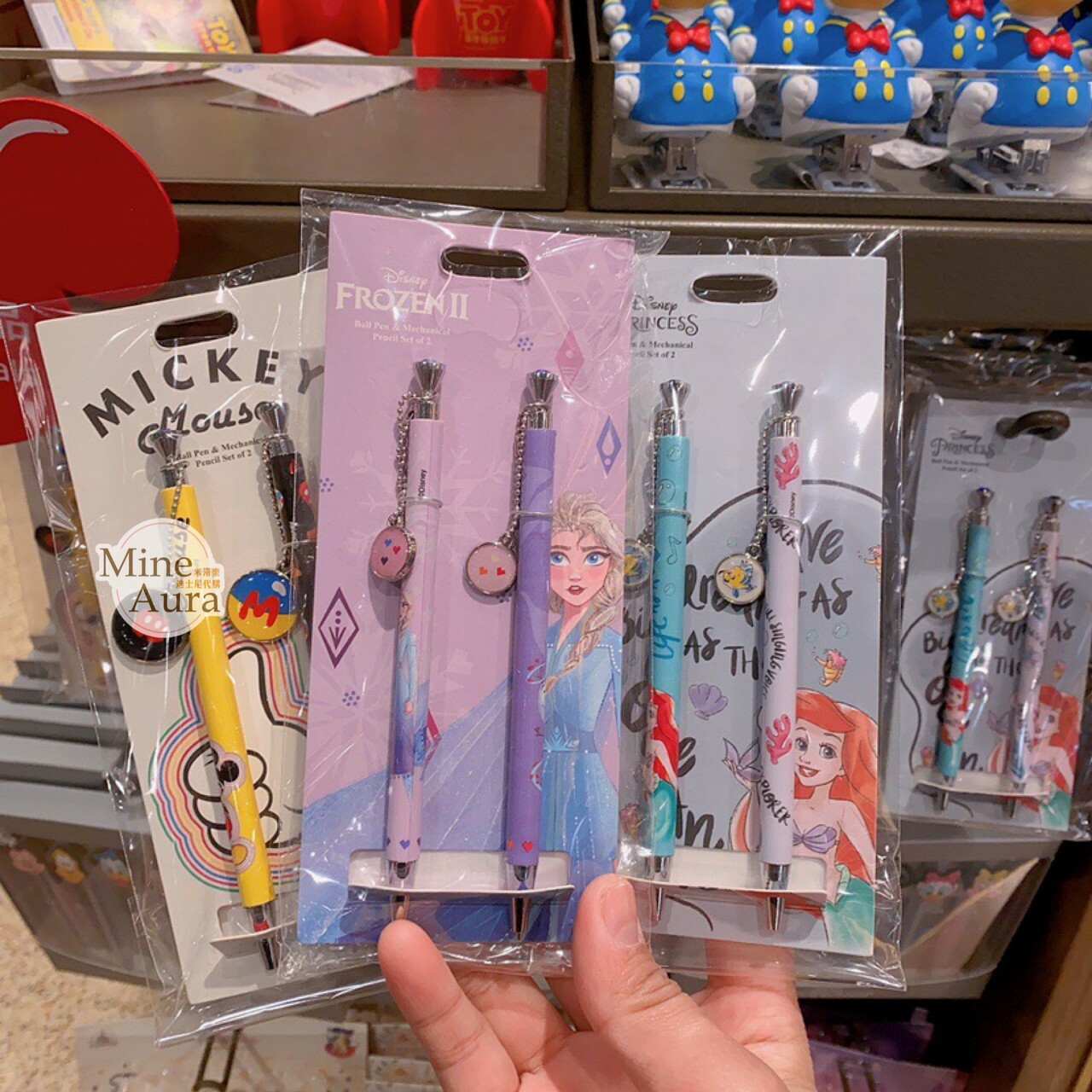 米奇 Mickey 自動鉛筆 2入組 文具用品 -上海迪士尼樂園